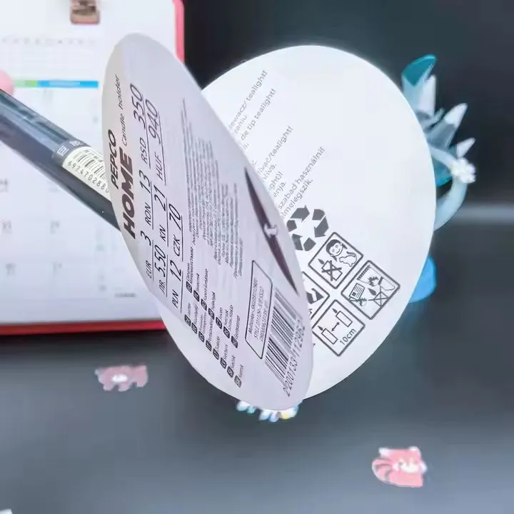 Yüksek sıcaklıkta dirençli renk baskılı yapışkan etiketleri analiz eder