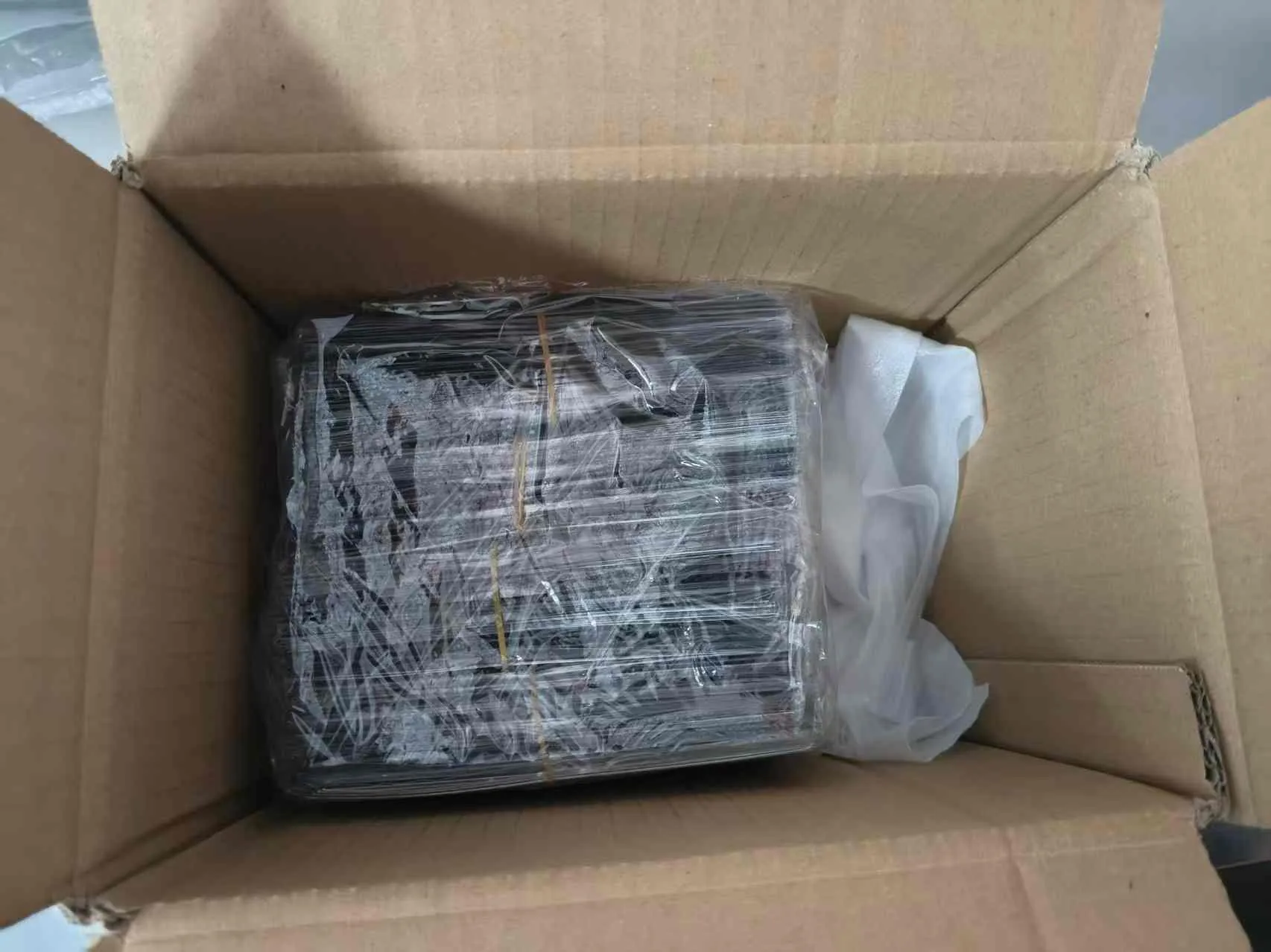 Kredi kartı dış görünümü siparişi gönderildi