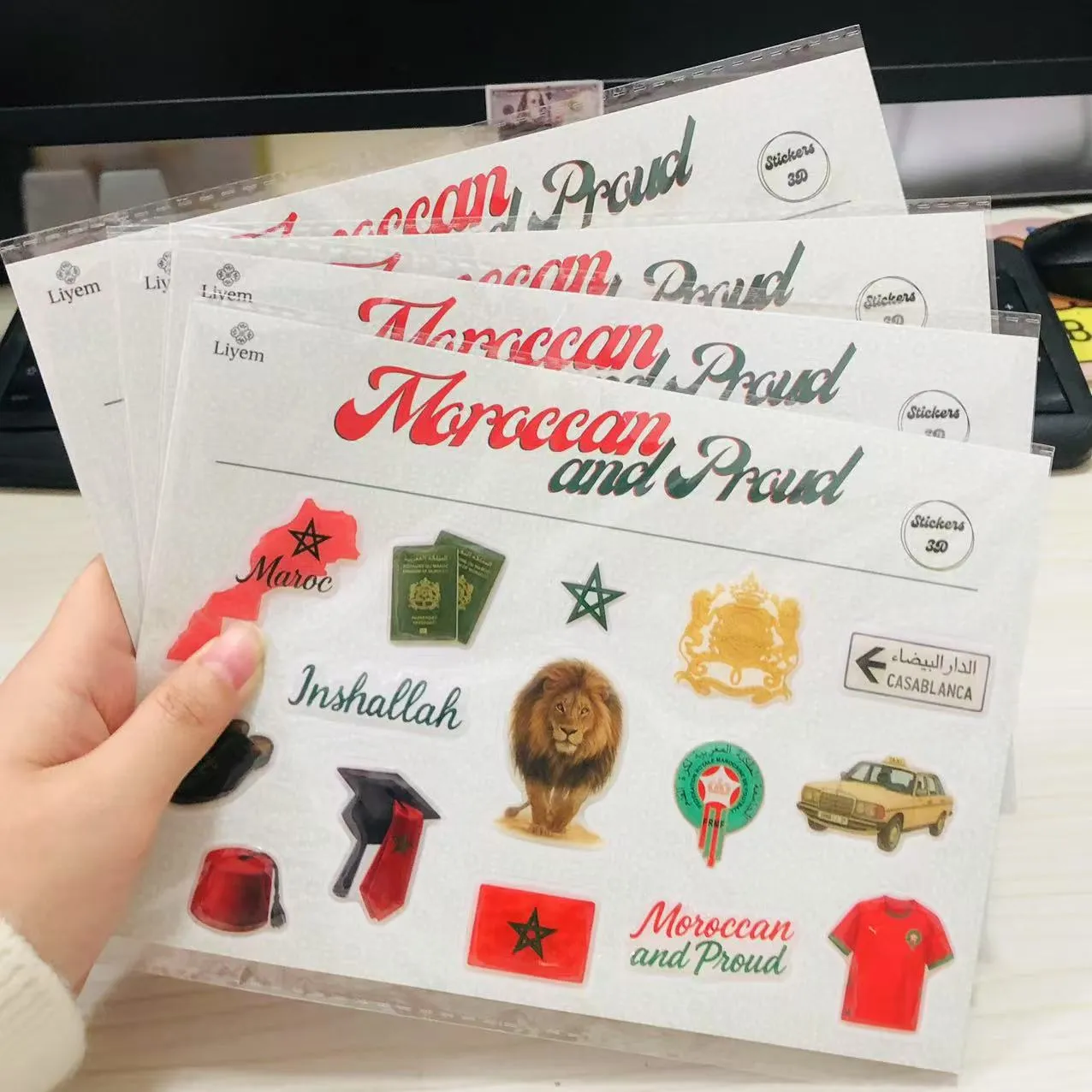 Kubbe Epoksi Reçine Çıkartmalar