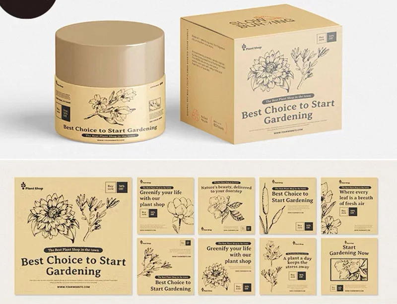 Face Cream Label