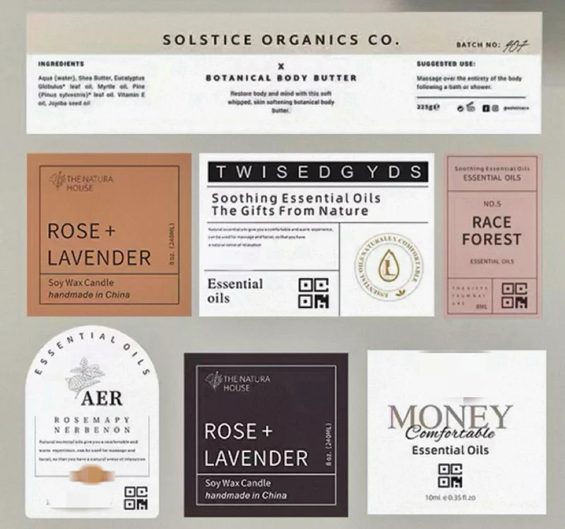 Face Cream Label