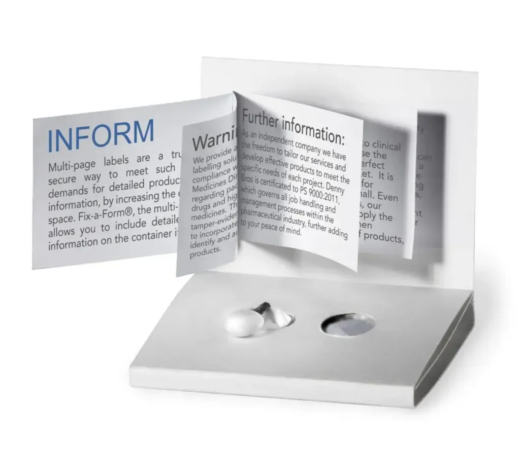 İlaç Katlanır Etiketler