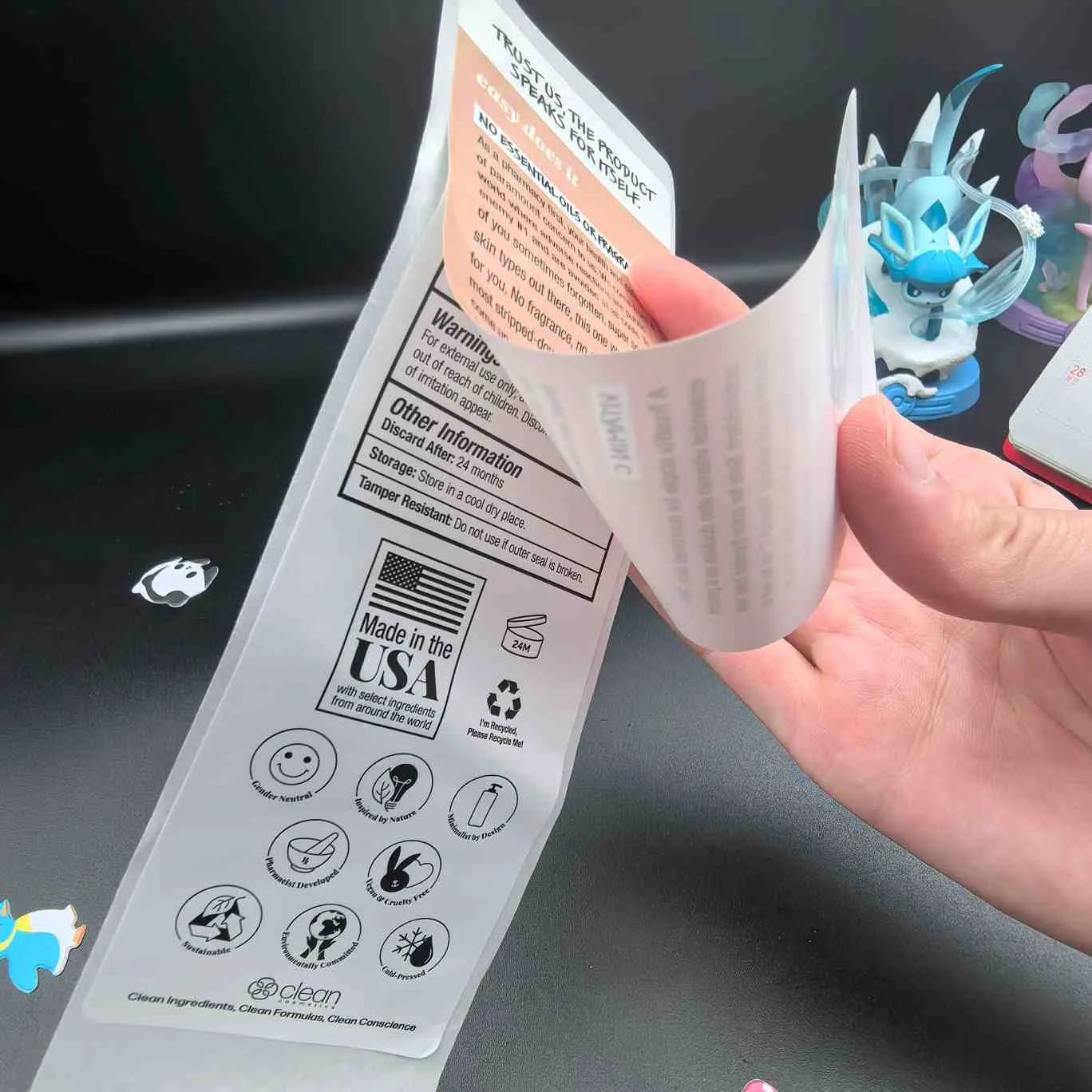 Kozmetik Etiketler İçin Çok Katmanlı