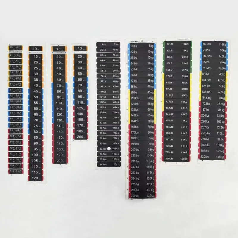 Ağırlık Bloğu Etiket Çıkartmaları